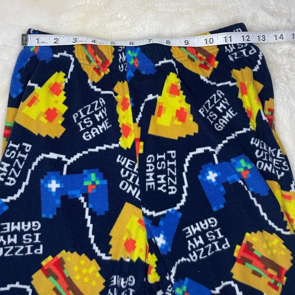 4 pairs fleece pajama pants, open bottom cuff- XL (14) Children’s Place - Picture 3 of 11